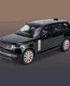 Large Size New 1/18 Land Range Rover SUV Alloy Car Model Diecast Metal Toy Off-road Vehicles Car Model A Black - IHavePaws