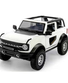 1:24 Ford Bronco Lima Alloy Car Model Diecast Metal Toy Off-road Vehicles Car Model Simulation Sound Light Collection Kids Gifts White - IHavePaws