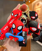 Marvel Spider Man Keychain Movie Superhero Cartoon Doll Pendant Car Key chain Ring Charm Jewelry Gifts Toys for Boys' Party - ihavepaws.com