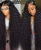 13x6 13x4 Deep Wave 30 32 34inch HD Lace Frontal Wig Human Hair 180 Density Brazilian Curly Lace Front Wig For Women