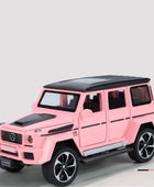 1:32 G63 G65 SUV Alloy Car Model Diecasts Metal Off-road Vehicles Car Model Simulation Sound and Light Collection kids Toys Gift Pink - IHavePaws