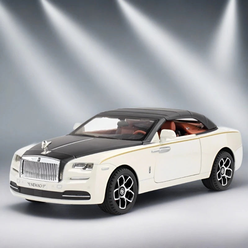 1:24 Rolls Royces Dawn Alloy Luxy Car Model Diecasts Metal Toy Vehicles Car Model Simulation White - IHavePaws