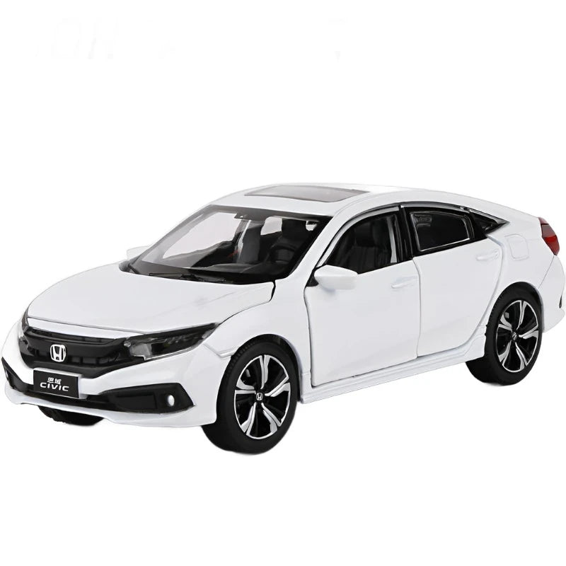 1:32 HONDA CIVIC TYPE-R Alloy Sports Car Model Diecast Metal Toy Vehicles Car Model Sound and Light Collection Children Toy Gift - IHavePaws