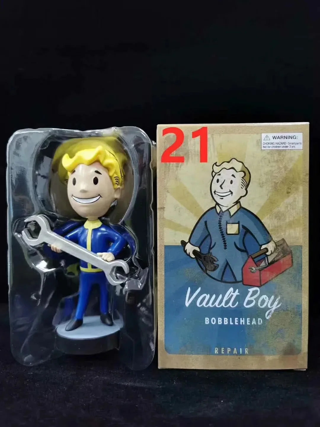 Cartoon Animation Fallout 4 Vault Boy Fallout 3 Generation 7 Shaking Head Boxed Doll Bobblehead Repair - IHavePaws