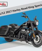 Maisto 1:12 Harley Road King Special Alloy Classic Motorcycle Model Simulation Diecasts Metal Sports Road king 2017 - IHavePaws