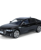 1/18 AUDI A6 Alloy Car Model Diecast & Toy Metal Vehicle Car Model Collection Sound and Light High Simulation Childrens Toy Gift Black - ihavepaws.com