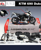 Assembly Version Maisto 1:12 KTM 690 Duke Alloy Motorcycle Model Diecast Metal Toy Racing Motorcycle Model Simulation Black - IHavePaws