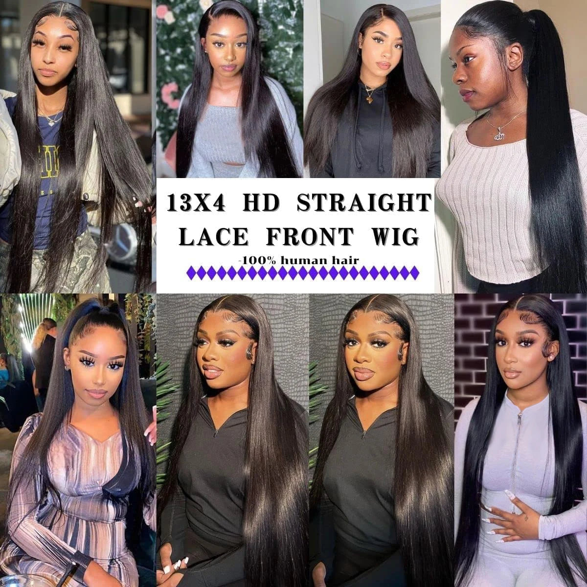 HD Lace Frontal Wig 13x4 13x6 Transparent Lace Wig Human Hair 30Inch Bone Straight Brazilian Remy Human Hair Wigs For Women