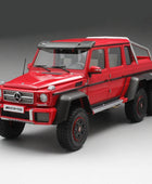 AUTOart 1:18 Benz G63 AMG 6X6 SUV Off-road vehicle Car Scale model Red (76304) - IHavePaws