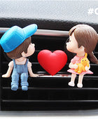 Boy Girl Couple Car Perfume Lovely Air Conditioning Aromatherapy Clip Cute Car Accessories Interior Woman Air Freshener Gift C - IHavePaws