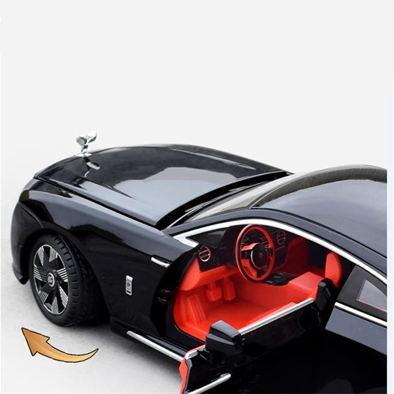 1:24 Rolls Royce Spectre Alloy Luxy New Energy Car Model Diecasts & Toy Vehicle Metal Charging Car Model Sound Light Kids Gifts - IHavePaws
