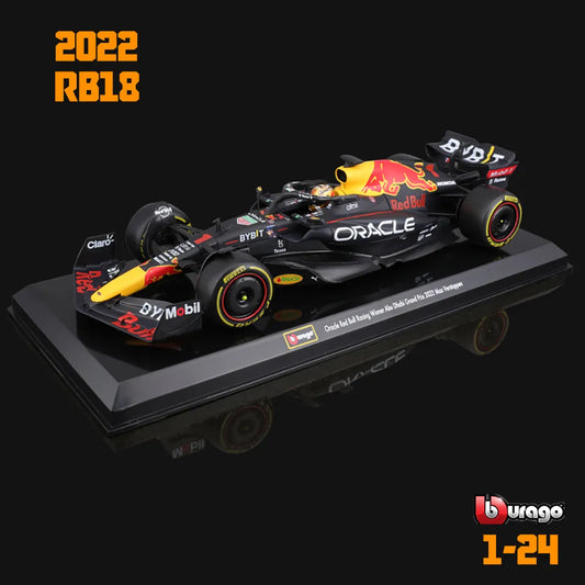 Bburago 1:24 2022 Red Bull RB18 Vesta Pan Perez Car # 1 # 11 Alloy Car Model Formula One Die Casting Model - IHavePaws