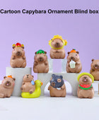Cartoon Capybara Decor Small Capybara Ornament Cute Cartoon Capybara - IHavePaws