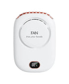 New Mini Portable Fan Portable Rechargeable Bladeless Turbo Ultra Quiet Student Hand Held Fan Outdoor Sports Travel White - ihavepaws.com