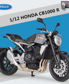 WELLY 1:12 HONDA CB1000R Alloy Racing Motorcycle Scale Model Simulation Diecast Gray retail box - IHavePaws