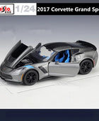 Maisto 1:24 Chevrolet 2017 Corvette Grand Sport Alloy Sports Car Model Diecasts Metal Toy Racing Car Model Simulation Kids Gifts