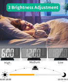 180° Rotation Projection Alarm Clock with Time Temperature - IHavePaws