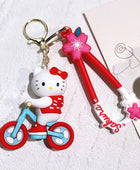 Sanrio Anime Action Figure Keychain Bag Pendant Hello Kitty Melody Kuromi Cinnamoroll Doll Pendant Couple Car Key Chain Kid Gift SLO 36 - ihavepaws.com