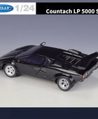 Welly 1:24 Lamborghini Countach LP5000s Alloy Sports Car Model Diecasts Metal Race Car Model Simulation Collection Kids Toy Gift - IHavePaws