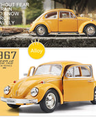 1:36 Beetle Alloy Classic Car Model Diecasts Metal Toy Vehicles Car Model Simulation Miniature Scale Collection Childrens Gifts Yellow - IHavePaws