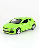 New 1:38 Scirocco Alloy Car Model Diecast Metal Toy Mini Vehicles Car Model Miniature Scale High Simulation Collection Kids Gift