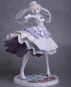 Anime DATE A LIVE Tokisaki Kurumi Action Figure White Hair Gueen Figure Model Doll White about 26cm - IHavePaws