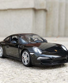 1/24 Porsches 911 Coupe Alloy Sports Car Model Diecast & Toy Metal Vehicles Car Model High Simulation Collection Childrens Gifts Black - IHavePaws