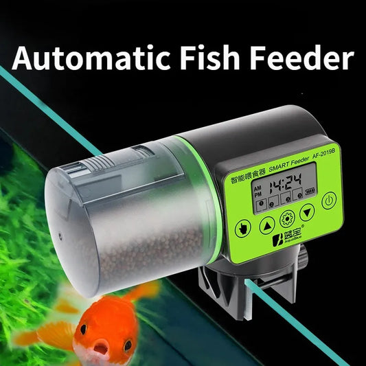 Automatic fish tank feeder intelligent timing automatic aquarium feeder - IHavePaws