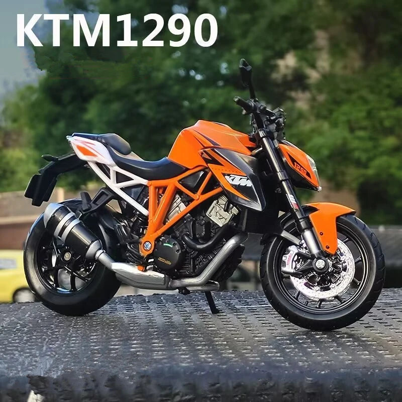 Maisto 1:12 KTM 1290 Super Duke R Alloy Racing Motorcycle Model Diecast - IHavePaws