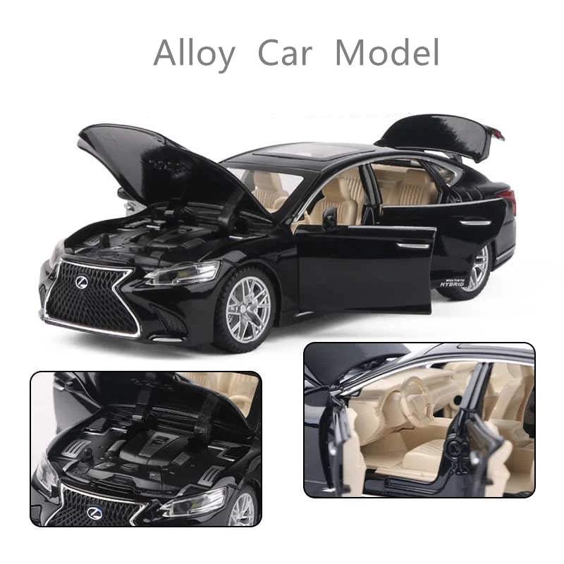 1:32 LS500H Alloy Luxy Car Model Diecast & Toy Vehicles Metal Car Model High Simulation Sound and Light Collection Kids Toy Gift - IHavePaws