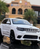 1:32 Jeep Grand Cherokee Alloy Car Model Diecasts & Toy Off-road Vehicles Metal Car Model Simulation Sound and Light Kids Gifts White - IHavePaws