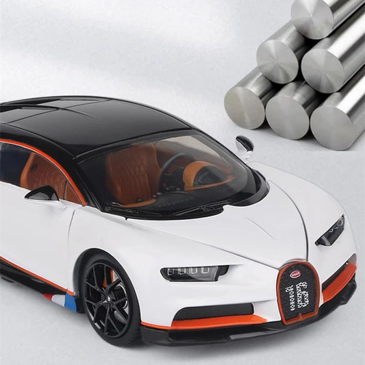 1:32 Bugatti Chiron Alloy Sports Car Model Diecasts & Toy Vehicles Metal Racing Car Model Simulation Sound and Light Kids Gifts