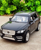 1:32 VOLVOs XC60 SUV Alloy Car Model Diecast & Toy Metal Vehicles Car Model Simulation Sound Light Collection Childrens Toy Gift XC90 Black - IHavePaws
