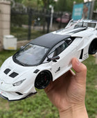 AUTOART 1:18 Lamborghini LB HURACAN GT Sports Diecast Car Scale Model White - IHavePaws