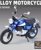 1:12 Honda Monkey 125 Alloy Sports Motorcycle Model Diecast Blue retail box - IHavePaws