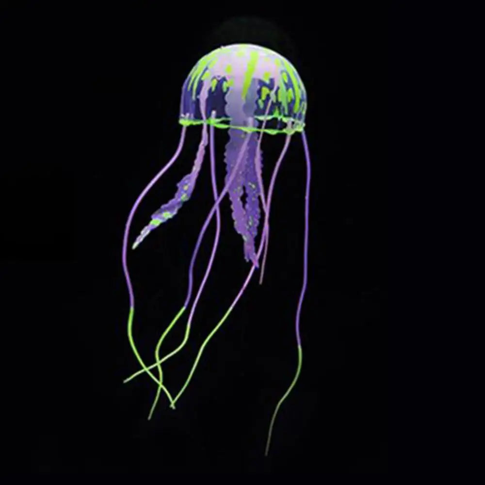 Artificial Swim Effect Jellyfish Aquarium Decoration Green - IHavePaws