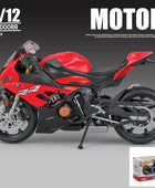 1:12 BMW R1250GS Alloy Racing Motorcycle Model Diecast S1000 red with box - IHavePaws