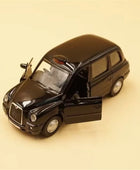 1:34 Alloy London Taxi Car Model Diecast Metal Classic Passenger Vehicle Car Model High Simulation Collection Childrens Toy Gift Black - IHavePaws