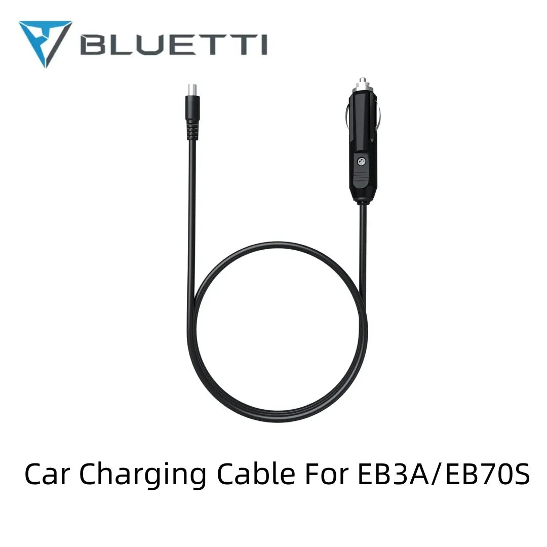 BLUETTI Car Charging Cable 80cm 16AWG Used To Charge The BLUETTI EB3A/EB70S Via Car Cigarette Lighter Port - IHavePaws