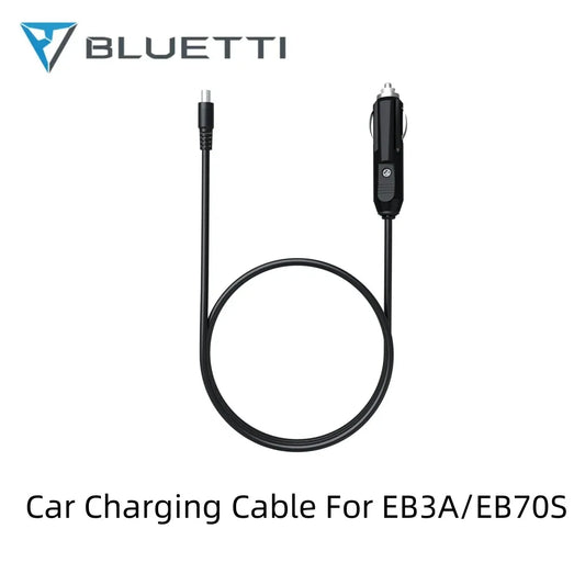 BLUETTI Car Charging Cable 80cm 16AWG Used To Charge The BLUETTI EB3A/EB70S Via Car Cigarette Lighter Port