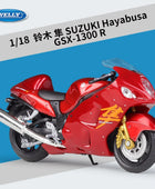 Maisto 1:18 SUZUKI Hayabusa GSX-1300R Alloy Motorcycle Model Diecast Metal Toy Street Motorcycle Model Collection Childrens Gift
