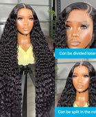 13x6 13x4 Deep Wave 30 32 34inch HD Lace Frontal Wig Human Hair 180 Density Brazilian Curly Lace Front Wig For Women