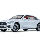 1/24 C260 L C-Class Alloy Car Model Diecasts Metal Toy Vehicles Car Model High Simulation Sound and Light Collection Kids Gifts White - IHavePaws