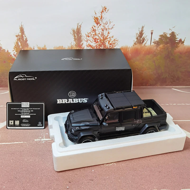 Almost Real AR 1/18 Brabus G800 Adventure XLP Pickup Alloy Car Model Collection Gift to friends and family 860525 - IHavePaws