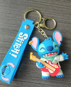 New Anime Disney Keychain Cartoon Mickey Mouse Minnie Lilo & Stitch Cute Doll Keyring Ornament Key Chain Pendant Kids Toys Gifts 26 - ihavepaws.com