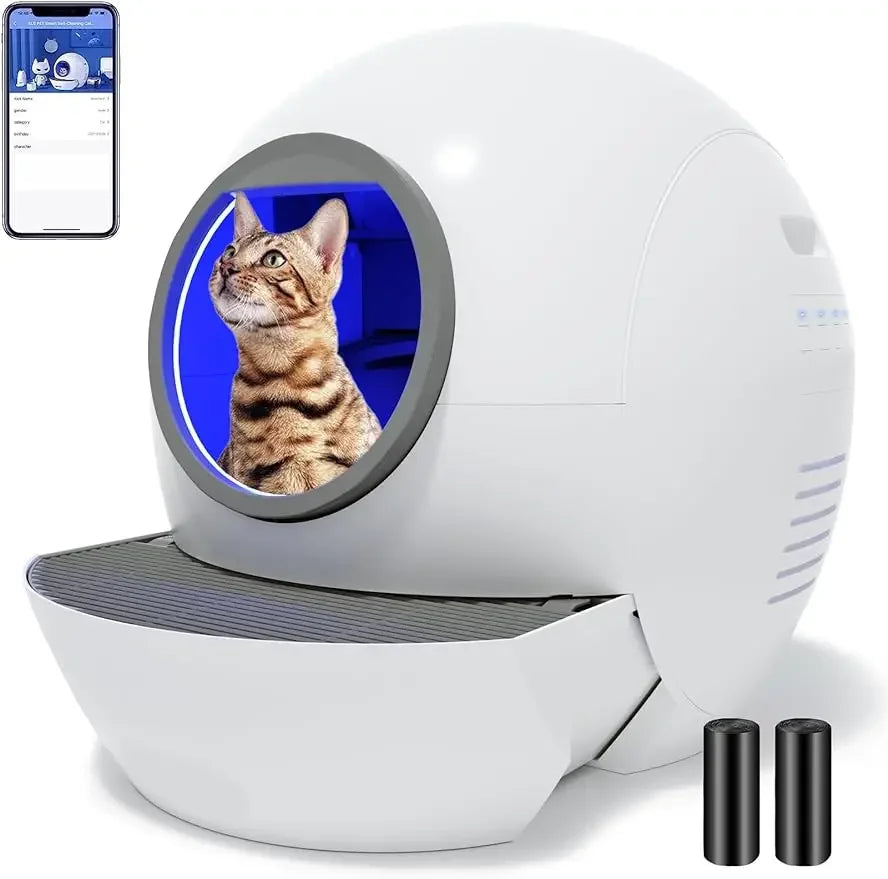 Automatic Cat Litter Box Self Cleaning Multi Cat Extra Large with APP Control App control - IHavePaws