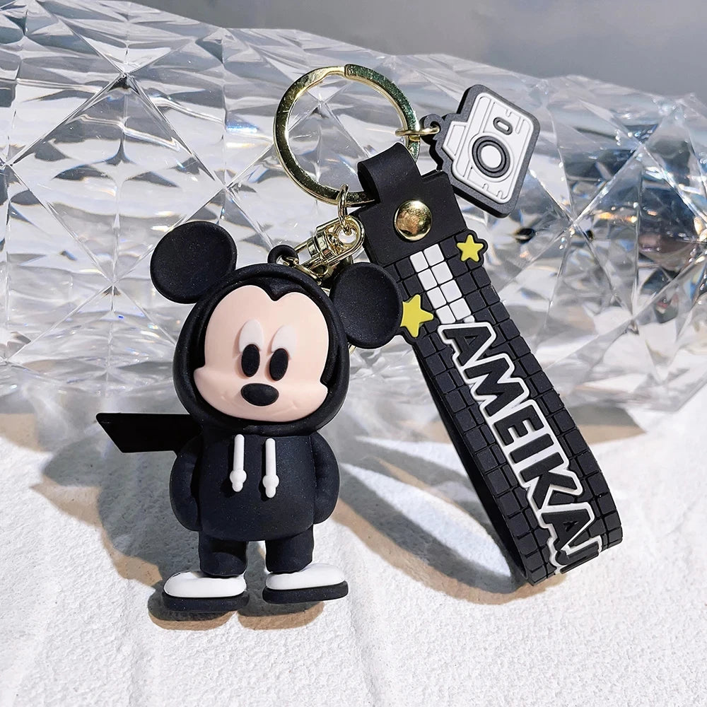 Anime Keychain Cartoon Mickey Mouse Minnie Cute Doll Kawaii Keyring Mickey Keychain Ornament Key Chain Bag Car Pendant style 10 - ihavepaws.com