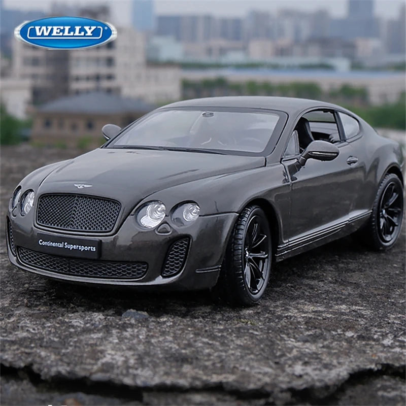WELLY 1:24 Bentley Continental Supersports GT Alloy Luxy Car Model Diecast Simulation Metal Toy Vehicles Car Model Children Gift - IHavePaws