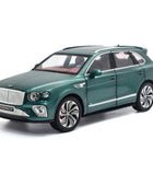 1:24 Bentayga SUV Alloy Luxy Car Model Diecast Metal Toy Vehicles Car Model Simulation Sound and Light Collection Childrens Gift Green - IHavePaws