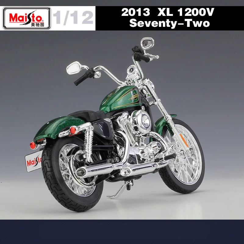 Maisto 1:12 2013 Harley XL 1200V SEVENTY-TWO Alloy Sports Motorcycle Model Metal Street Racing Motorcycles Model Childrens Gifts - IHavePaws